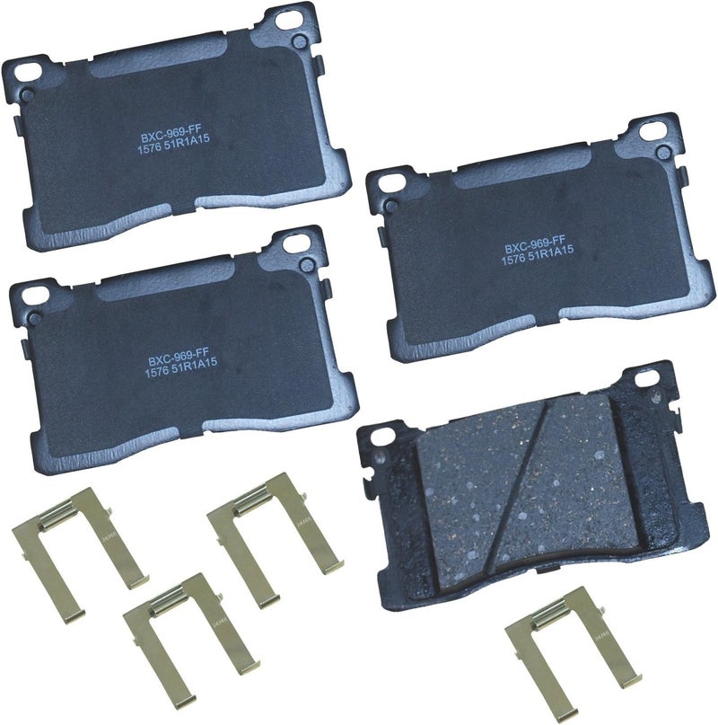 Bendix Premium SBC1576 Ceramic Front Brake Pads for Hyundai Equus 2016-2012, Kia K900 2017-2015 - Image 1